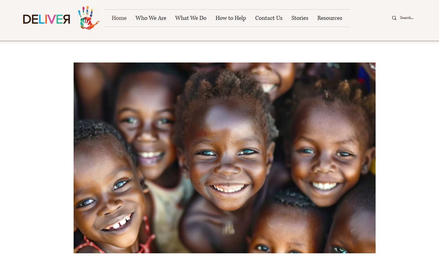 Deliver home page header and hero